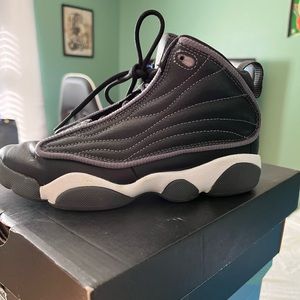 Black and white Jordan’s